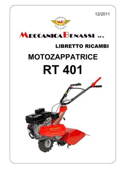 RT 401 - Meccanica Benassi Spa