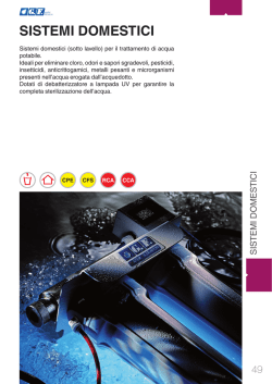 Sistemi domestici - GF Water Filtration