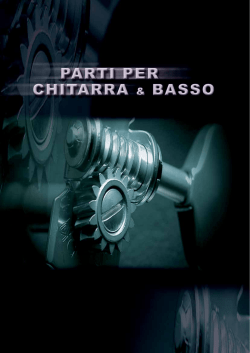 Parti per chitarra e basso