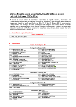 Elenco - FIGC Comitato Provinciale di Cagliari