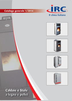 catalogo irc 2014 - Irc Riscaldamento a Legna e Pellet