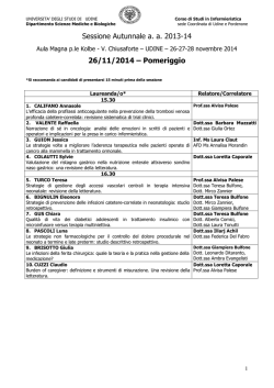 Esame di laurea - Università di Udine