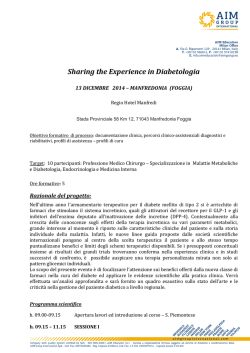 Scarica programma e CV relatori.