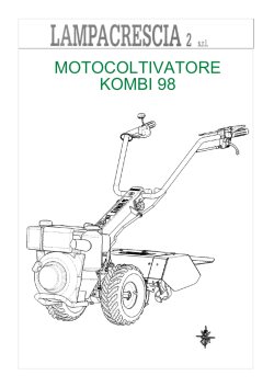 MOTOCOLTIVATORE KOMBI 98