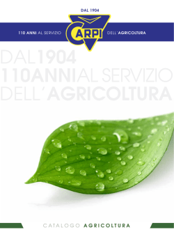 Catalogo Agricoltura