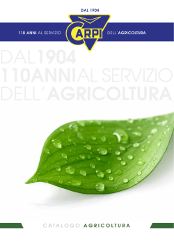 Catalogo Agricoltura