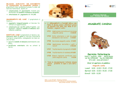 Brochure Anagrafe Canina
