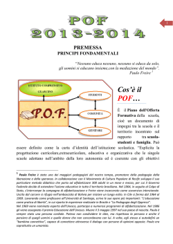 POF-13-14 - Istituto Comprensivo Statale di Guarcino