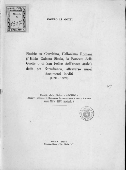 a Notizie su Convicino, Calloniana Romana