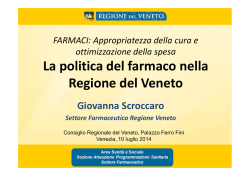 Relazione Dr. Giovanna Scroccaro