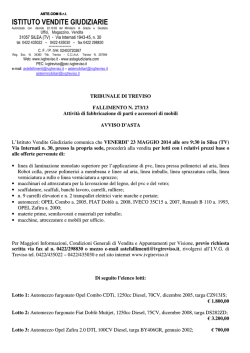 Fallimento n 273-13 - Istituto Vendite Giudiziarie Treviso