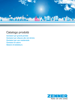 Panoramica dei prodotti ZENNER [download]