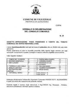 COMUNE DI VIGUZZOLO - Unione Basso Grue Curone