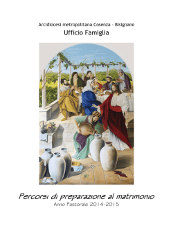 calendario2014-15 - Home page del sito del Centro di Pastorale