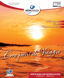 Emozioni di viaggio 2014-2015