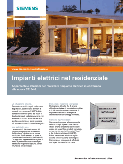 Apparecchi e soluzioni per il Residenziale