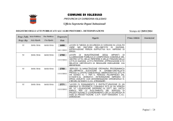 COMUNE DI IGLESIAS - categorie utenti