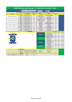 calendari tutte categorie