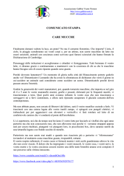 1)-Comunicato Stampa - Care Mucche