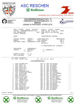 Ordine di partenza