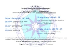 Qualificati finale nazionale - "Enrico Fermi"