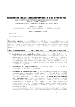 bando offerta ec. più vantaggiosa