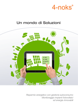 Intellygreen PV - n mondo di soluzioni R2.2 - 4-Noks