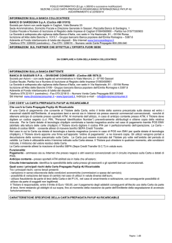 PAY-UP 4U - Banco di Sardegna SpA