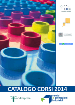 Scarica il Catalogo 2014.