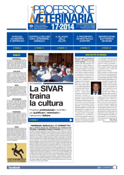 16&deg; congresso SIVAR: la riscossa degli ovicaprini