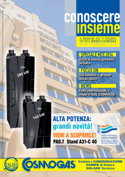 grandi novit&agrave;!