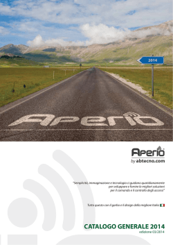 CATALOGO GENERALE 2014