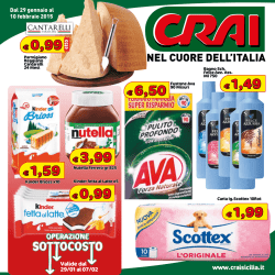 CON CRAI LA BEFANA È PIÙ DOLCE CHE MAI.