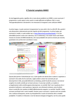 Il Tutorial completo MMD!