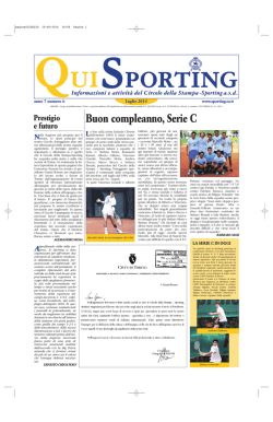 Quisporting &ndash; Luglio 2014