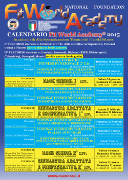 BACK SCHOOL 1&deg; liv. GINNASTICA ADATTATA E