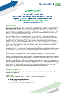CORSO FAD ECM - Soluzione Corsi Academy