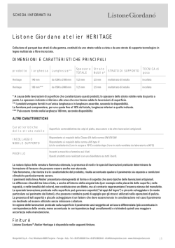 Listone Giordano atelier HERITAGE