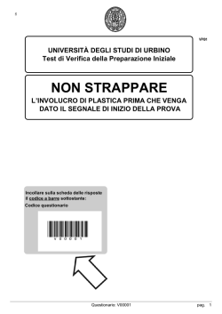 UniURB VPI 2013 - Università degli Studi di Urbino