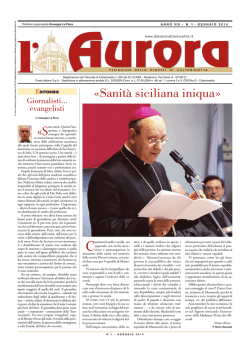 Gennaio 2014 - Diocesi di Caltanissetta