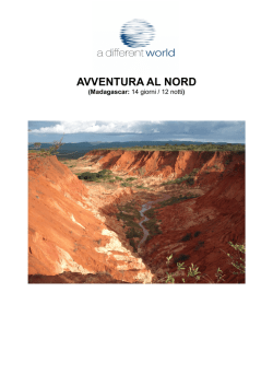 AVVENTURA AL NORD day by day