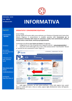INFORMATIVA - Ordine dei Dottori Commercialisti e degli Esperti