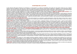 AVVERTENZE PER LA LETTURA - Piante spontanee in cucina