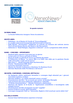 23. ateneonews n. 20 - Universit&agrave; di Palermo