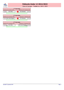 Calendario - CSI Zona Carnago Tradate