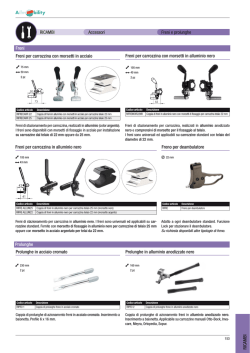 RICAMBI Accessori RICAMBI Freni e prolunghe Freni