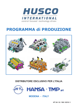 Programma di Produzione Distributore componibile a - HANSA-TMP