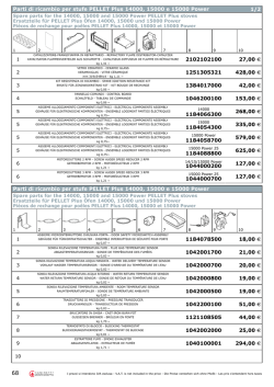 Ricambi per Montegrappa PELLET PLUS 14000, PELLET PLUS