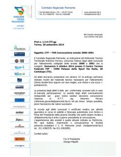 Comitato Regionale Piemonte - Federazione Italiana Pallacanestro