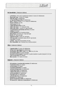 Sri Aurobindo (traduzioni italiane) M&egrave;re (traduzioni